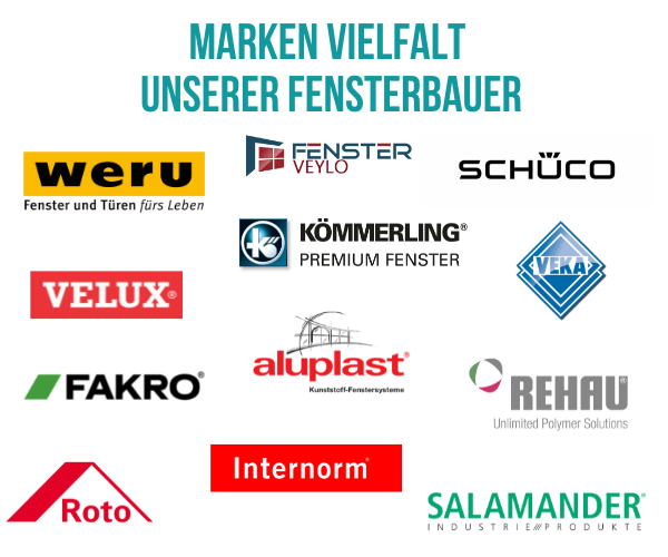 Markenvielfalt unserer Fensterbauer