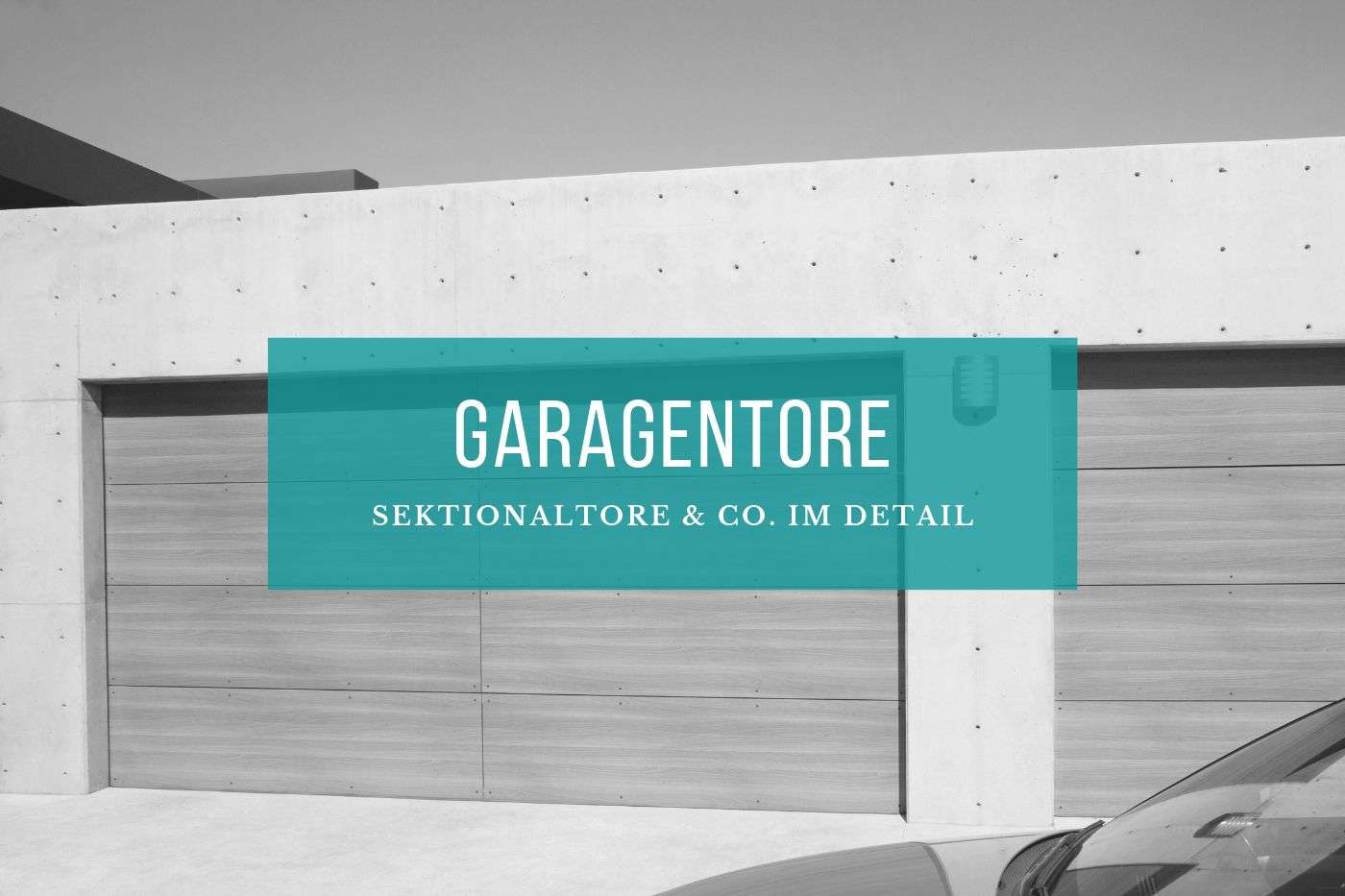 Fensterbau Garagentore